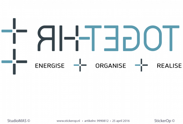autobelettering zakelijk logo Together