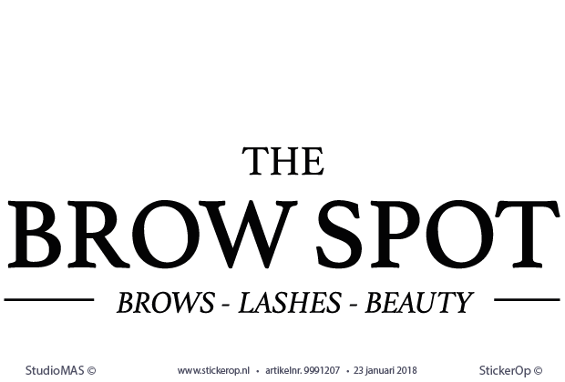- Logo The Brow Spot