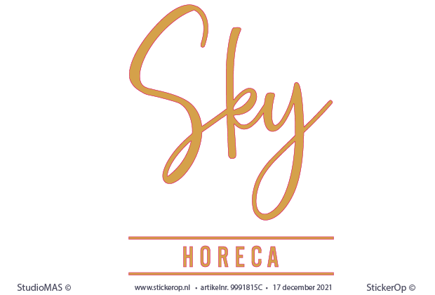 van eigen logo - Cruisinc-Sky-horeca
