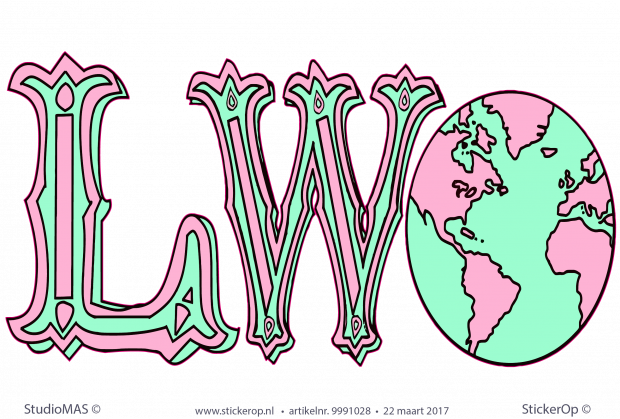 muursticker  logo LW
