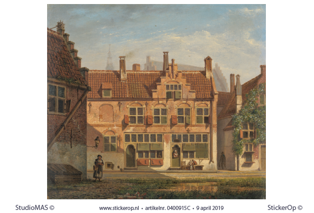 straat in Amersfoort-Johannes Jelgerhuis-origineel