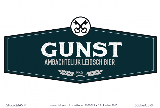 zakelijk logo gunst bier