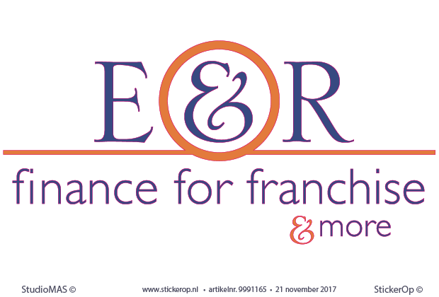 voor zakelijke toepassing - logo E  R Finance
