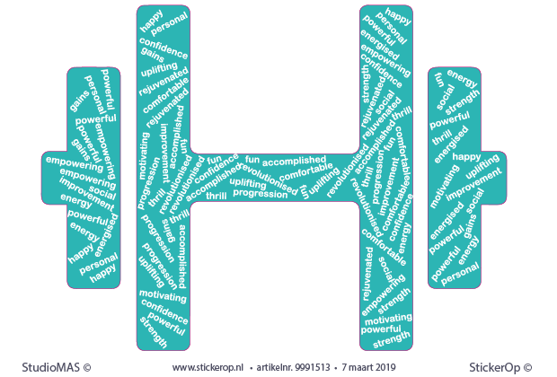 muursticker zakelijk logo - Heizema