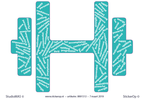 Muursticker zakelijk logo - Heizema muursticker zakelijk logo - Heizema