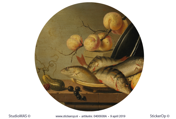 met vissen en vruchten-Harmen Steenwijck-cirkel