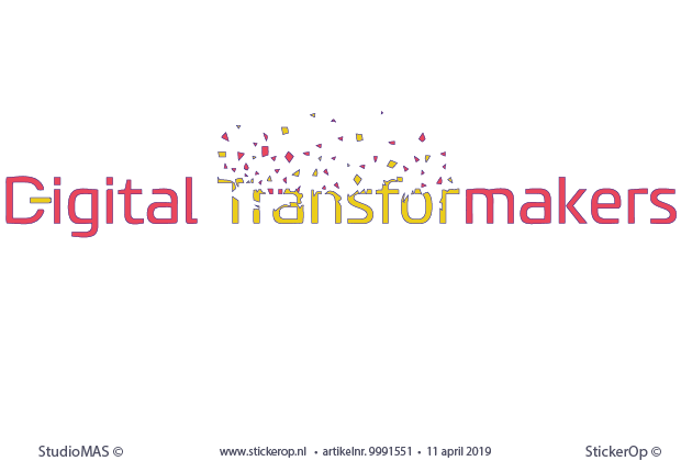 Muurstickers zakelijk logo - Digital Tranformakers - Devo Team - muurstickers zakelijk logo - Digital Transformakers - DevoTeam
