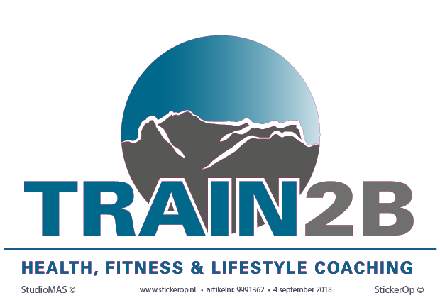 Muursticker zakelijk logo - Train2B
