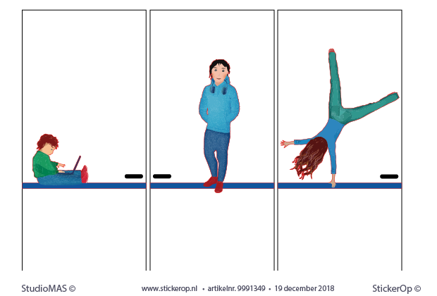 deurstickers zakelijke toepassing - Praktijk Bint - Praktijk Bint