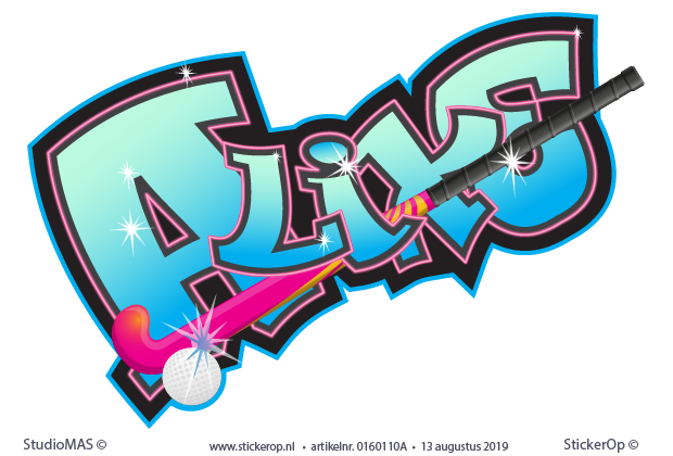 graffiti thema sport - Hockey -Alixe