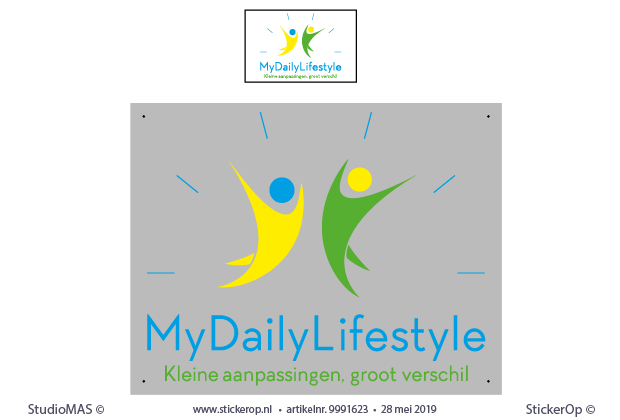 Sticker en bord MyDailyLifestyle stickers - sticker en bord MyDailyLifestyle