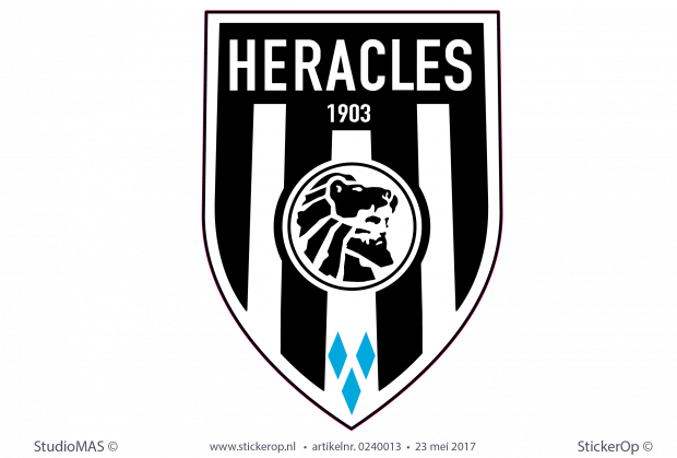 Muursticker logo voetbalclub - Heracles muursticker logo Heracles
