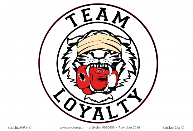 Muurstickers zakelijk logo Team-Loyalty