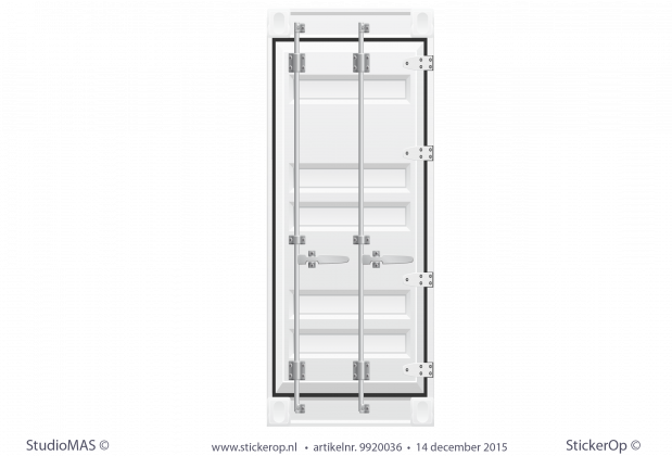 Deursticker container containerdeursticker Cindy