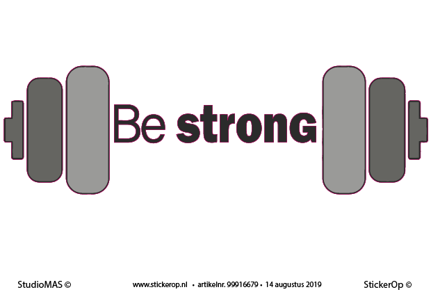 zakelijk logo  -Be Strong