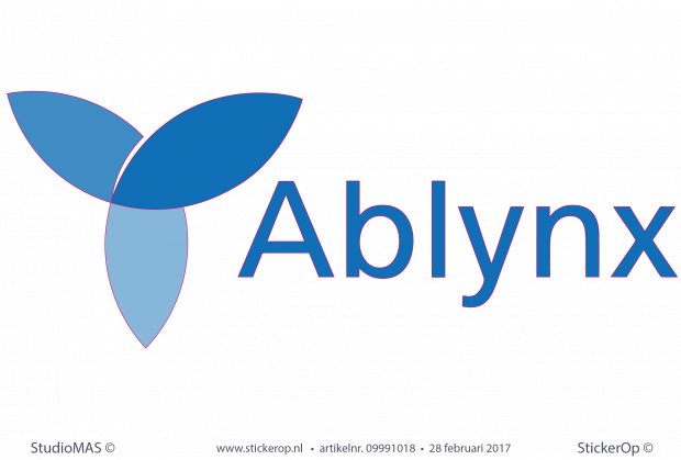Muursticker zakelijk logo - Ablynx muursticker zakelijk logo Ablynx