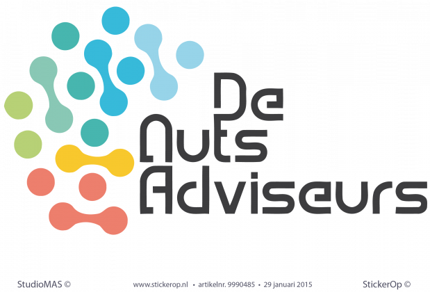 sticker zakelijk logo De Nuts Adviseur
