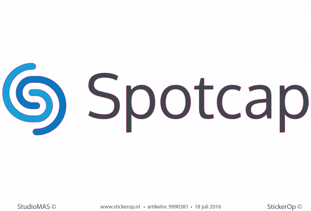Muursticker zakelijk logo - Spotcape Muursticker zakelijk logo Spotcape