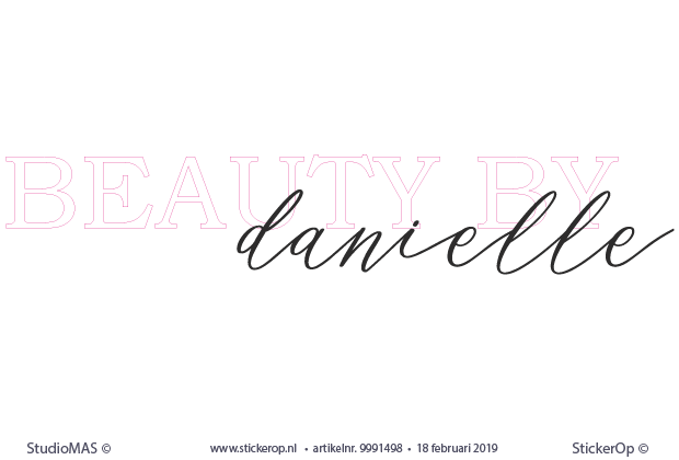 zakelijk logo - Beauty by danielle logo - Beauty By Danielle