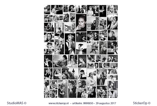 Muursticker van foto - Collage van Joyce