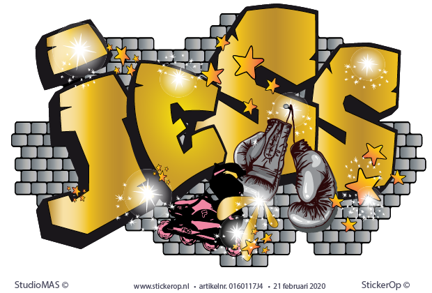 graffiti boksen en skaten - Jess
