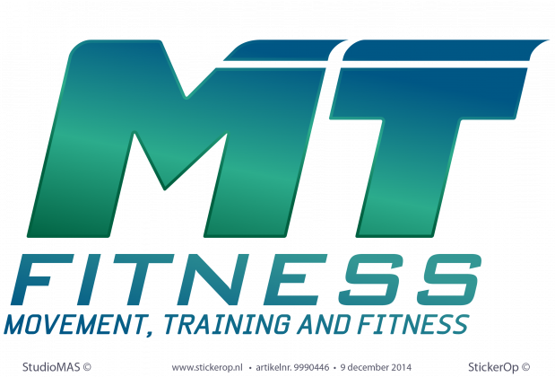 Logo MT Fitness zakelijk logo MT Fitness