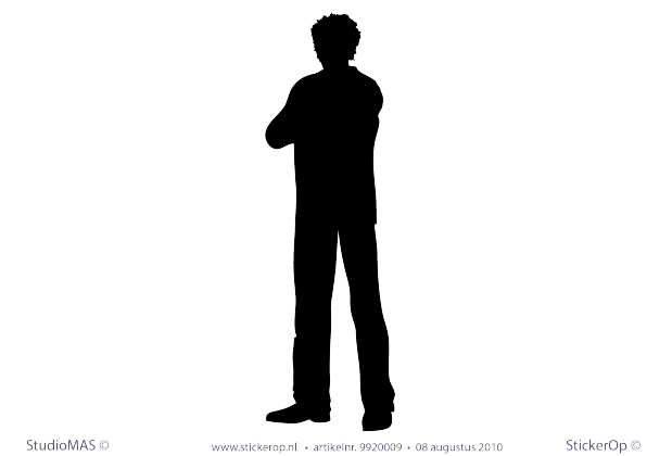 toiletdeur stickers silhouet man deursticker silhouettel heren toilet