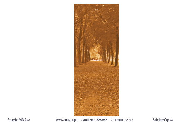 Muursticker van eigen foto - Lea's bos