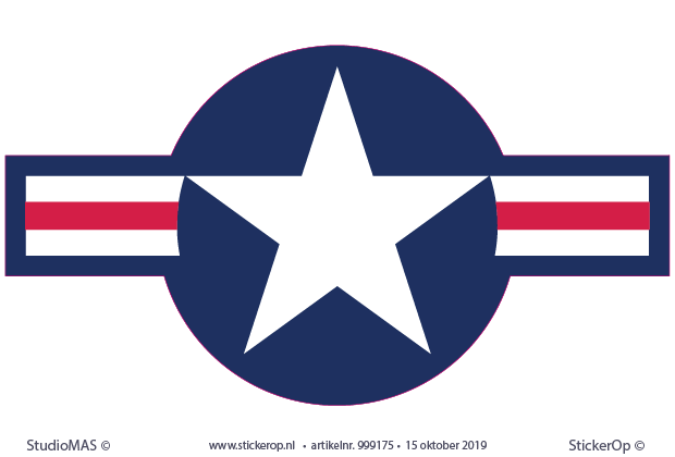 Muursticker logo - Airforce -muursticker logo - Airforce