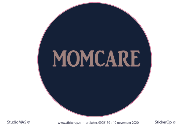 Sticker van eigen logo - Momcare -sticker van eigen logo - Momcare