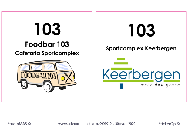 - brievenbus-sticker eigen afbeelding - Keerbergen