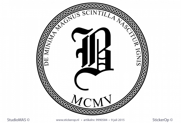 muursticker zakelijk logo Buutvrij