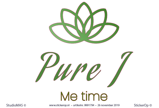 Muursticker logo Pure I -muursticker logo - Pure I