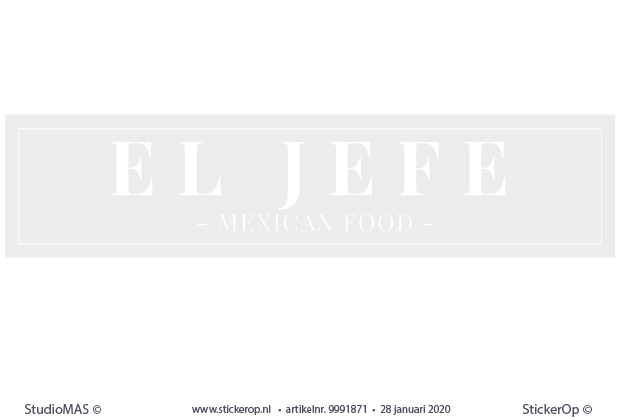zakelijk logo - El Jefe