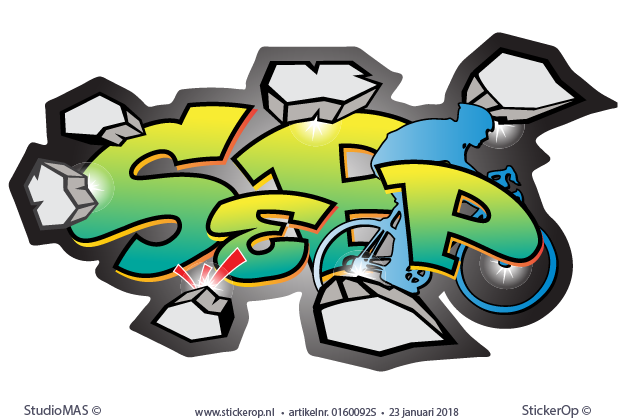 Muurstickers graffiti - Sepp