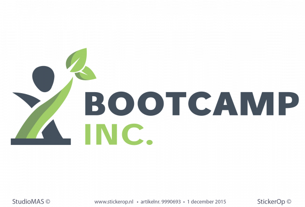 muursticker zakelijk logo Bootcampinc