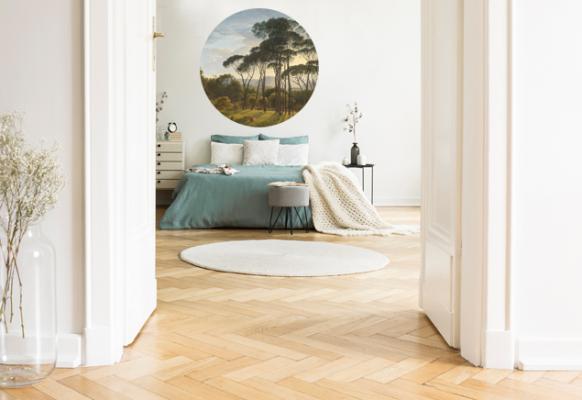 muurstickers Italiaans landschap slaapkamer met muursticker