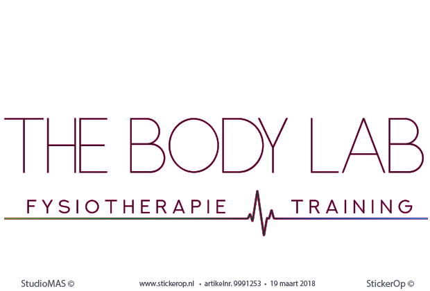 Muurstickers zakelijk gebruik - Logo The Body Lab zakelijk gebruik - logo The Body Lab
