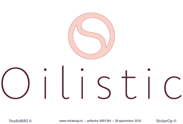 Muursticker zakelijk logo - Oilistic