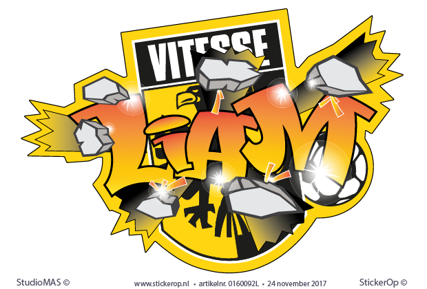 Muursticker graffiti - Liam