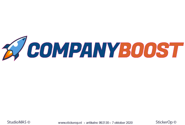 - full colour logostivkers - Company Boost