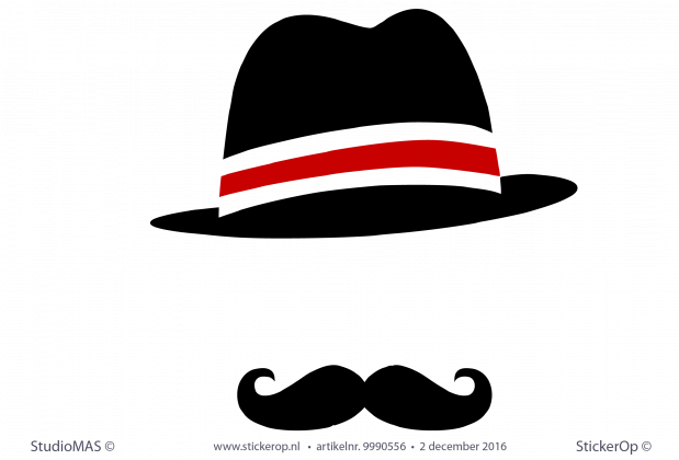 deursticker pictogram Marks herentoilet