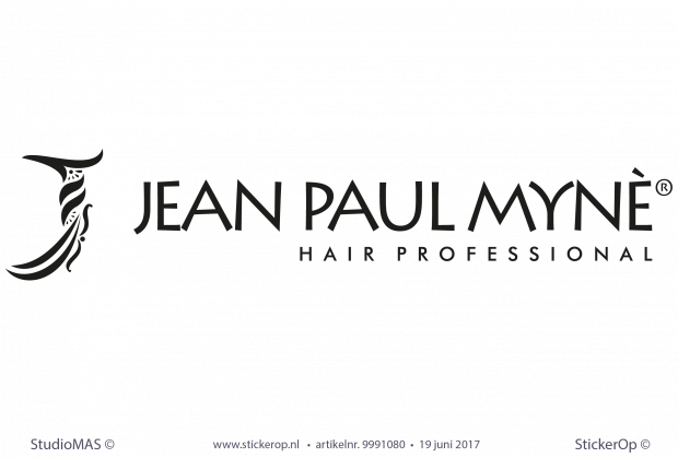 Muursticker zakelijk logo - Jean Paul Myn