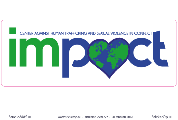 Deurstickers zakelijk gebruik - logo Impact zakelijk gebruik-logo Impact