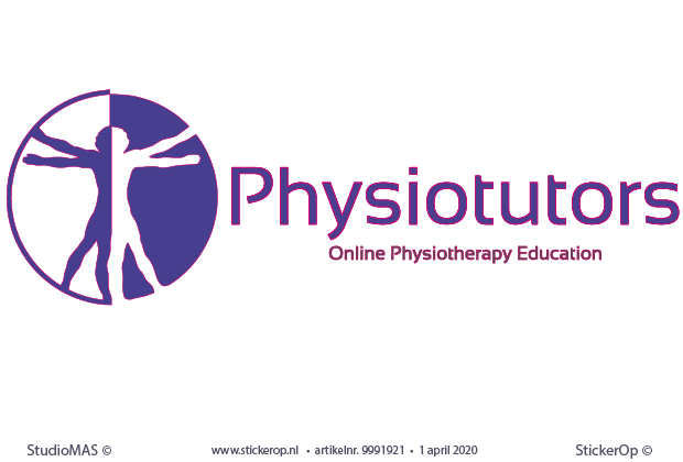 - Muursticker zakelijk logo - PhysioTutors met pay-off
