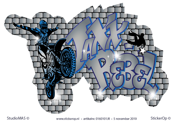graffiti met eigen naam - Jaxx Rebel