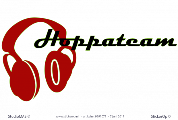 Muurstickers zakelijk logo - Hoppateam