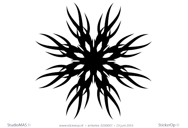 Muurstickers thema muursticker ornament 04