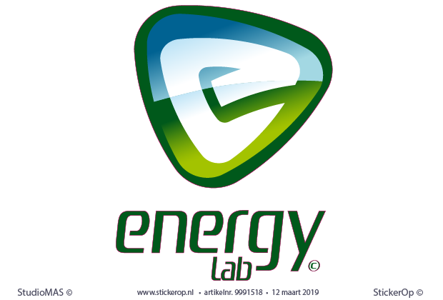 muurstickers zakelijk logo - Energy Lab