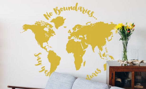 wereldkaart no boundaries 1